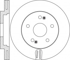 GBS - 627949020410 - Vented Front Disc Brake Rotor - Image 2