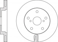 GBS - 627949020557 - Vented Front Disc Brake Rotor - Image 2