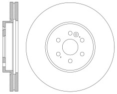 GBS – 627949020519 – Vented Front Disc Brake Rotor - Image 2