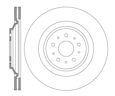 GBS - 627949020571 – Solid Rear Disc Brake Rotor - Image 2