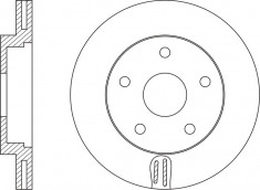 GBS - 627949020328 - Vented Front Disc Brake Rotor - Image 2
