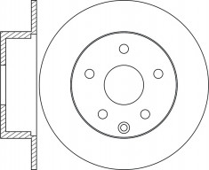 GBS - 627949020441 - Solid Rear Disc Brake Rotor - Image 2