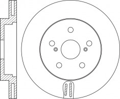 GBS - 627949020434 - Vented Front Disc Brake Rotor - Image 2