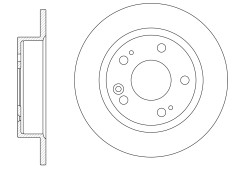 GBS - 990312697374 - Vented Front Disc Brake Rotor - Image 2