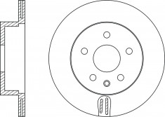 GBS - 627949020335 - Solid Rear Disc Brake Rotor - Image 2