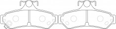 GBS - 627949020021 - Rear Brake Pad - Image 2
