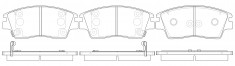 GBS - 627949020090 - Front Brake Pad - Image 2