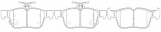 GBS - 627949020175 - Rear Brake Pad - Image 2