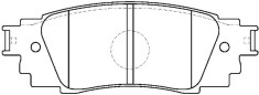 GBS - 627949020038 - Rear Brake Pad - Image 2
