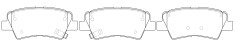 GBS - 627949020199 - Rear Brake Pad - Image 2