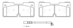 GBS - 627949020274 - Front Brake Pad - Image 2