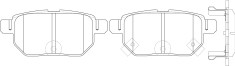 GBS - 990312697329 - Rear Brake Pad - Image 2
