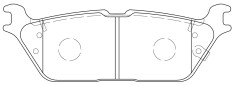 GBS - 627949020267 - Rear Brake Pad - Image 2