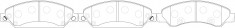 GBS - 627949020236 - Front Brake Pad - Image 2