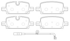 GBS - 627949020281 - Rear Brake Pad - Image 2
